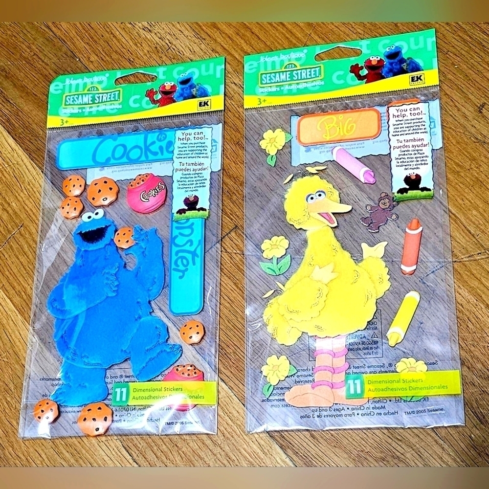 Jolee's boutique Sesame Street Stickers